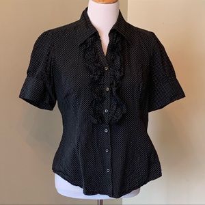 Willi Smith polka dot blouse